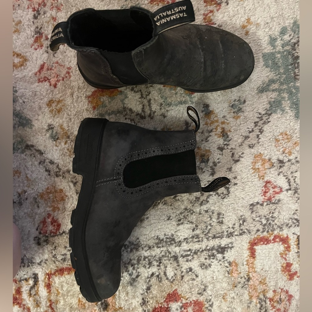 Blundstone #1630 Women’s High Top Boots in Rustic Black size 4 AUS/7 US